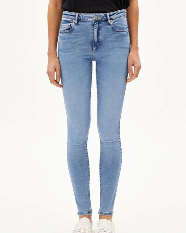 ARMEDANGELS TILLAA Damen Skinny Jeans Mid Waist Bio-Baumwoll Mix X-Stretch
