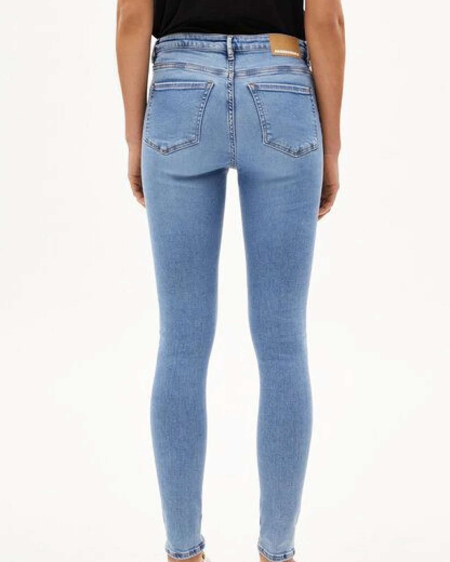 ARMEDANGELS TILLAA Damen Skinny Jeans Mid Waist Bio-Baumwoll Mix X-Stretch – Ansicht 2