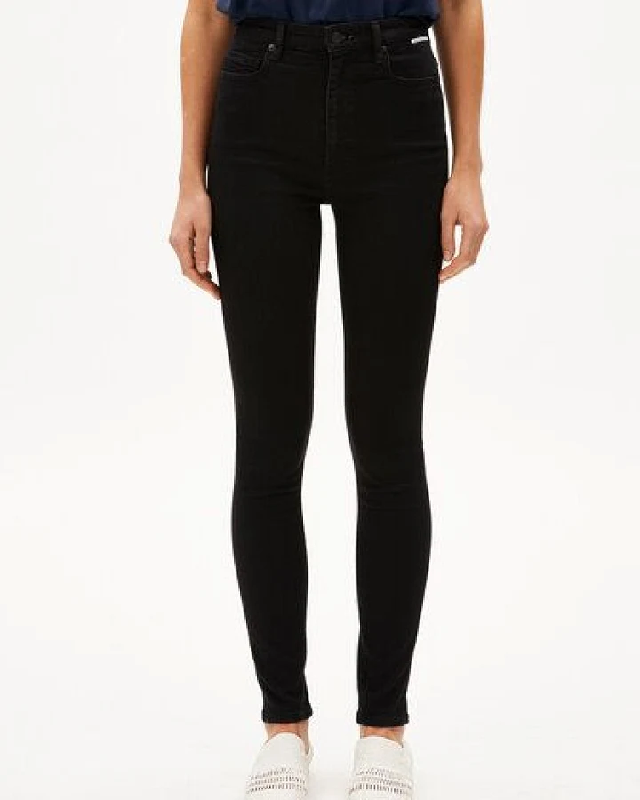ARMEDANGELS INGAA Damen Skinny Jeans High Waist Bio-Baumwoll Mix X-Stretch