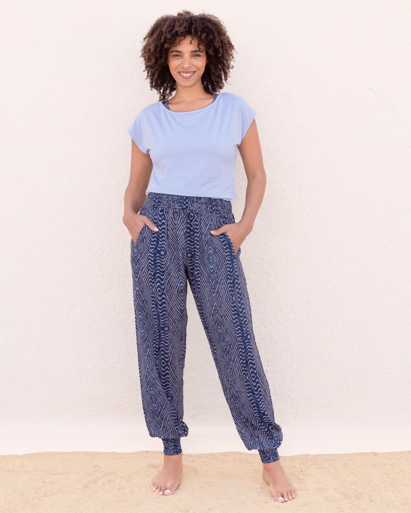 Jaya Organics Shirt Smilla Tencel - Skyblue L – Ansicht 2