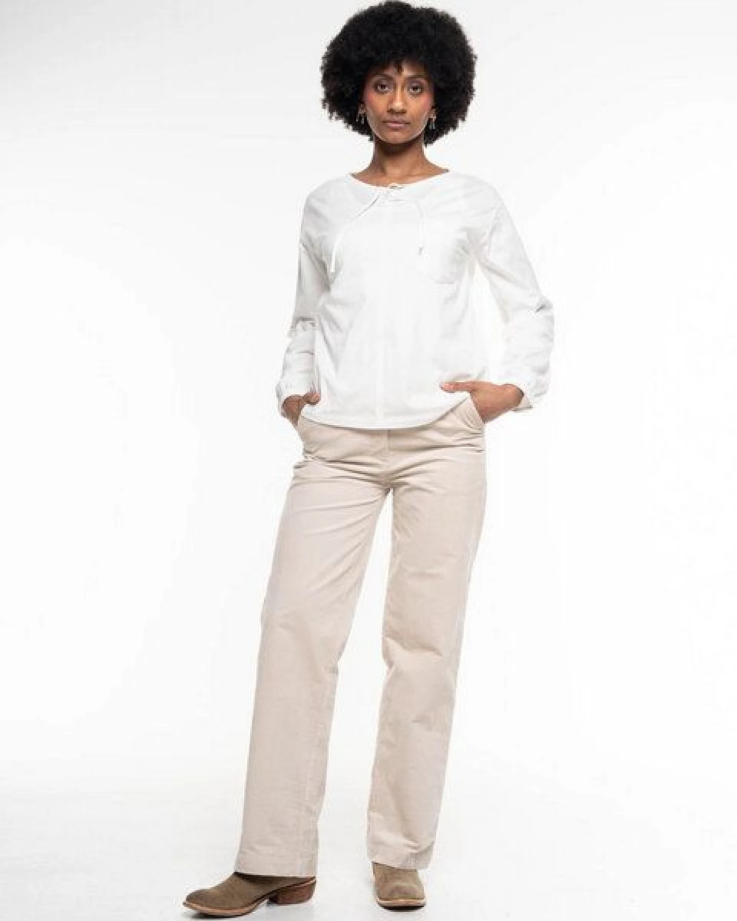 Alma & Lovis Royal Jersey Blusenshirt aus Organic Cotton – Ansicht 2