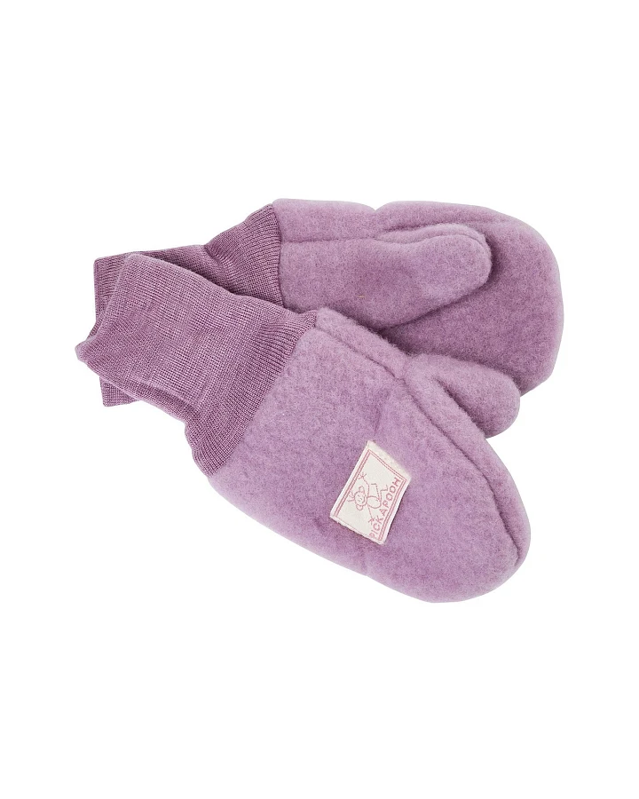 Pickapooh Kinder Fäustlinge Bio-Schurwolle Fleece altrose Gr.3 (2 bis 4 Jahre)