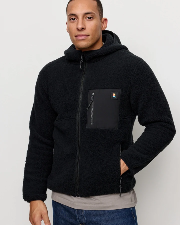 Recolution Herren vegan Jacke Sedum Schwarz
