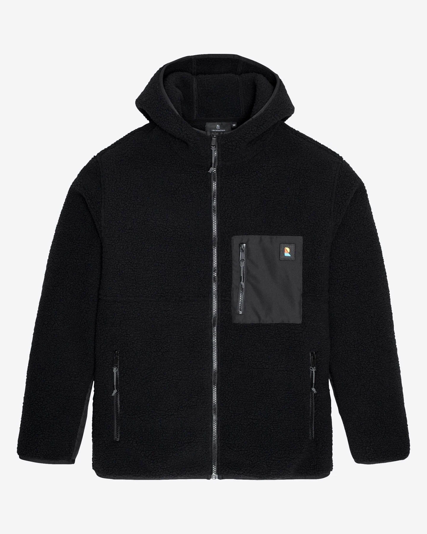 Recolution Herren vegan Jacke Sedum Schwarz – Ansicht 2