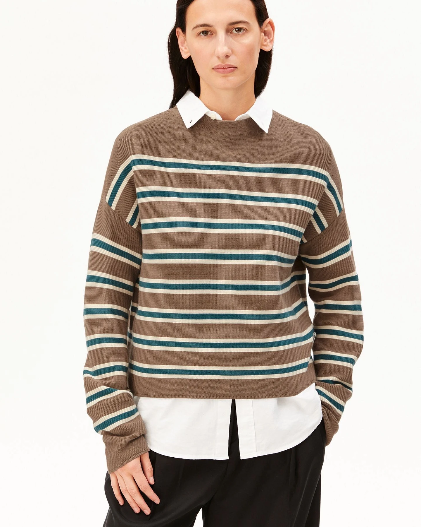 ARMEDANGELS Pullover MERINAA STRIPED – Ansicht 2