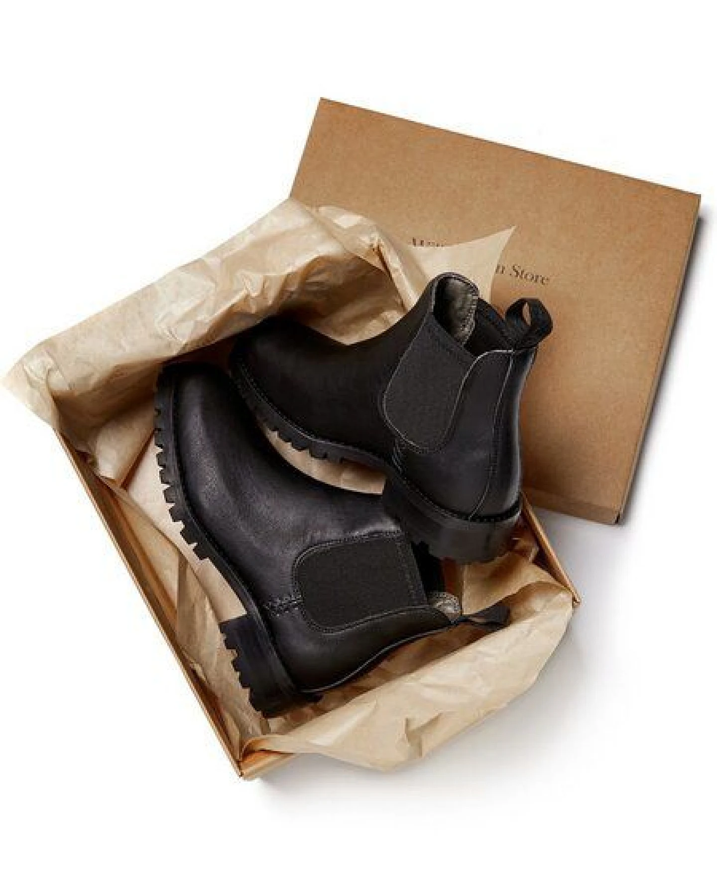 Wills Vegan Stores Isolierte, wasserdichte Chelsea-Stiefel – Ansicht 3