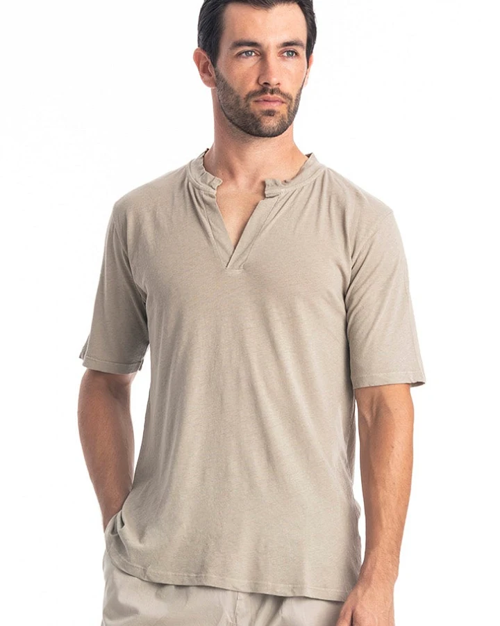 RAVENS VIEW IBIZA Herren vegan T-Shirt Cruise Stone