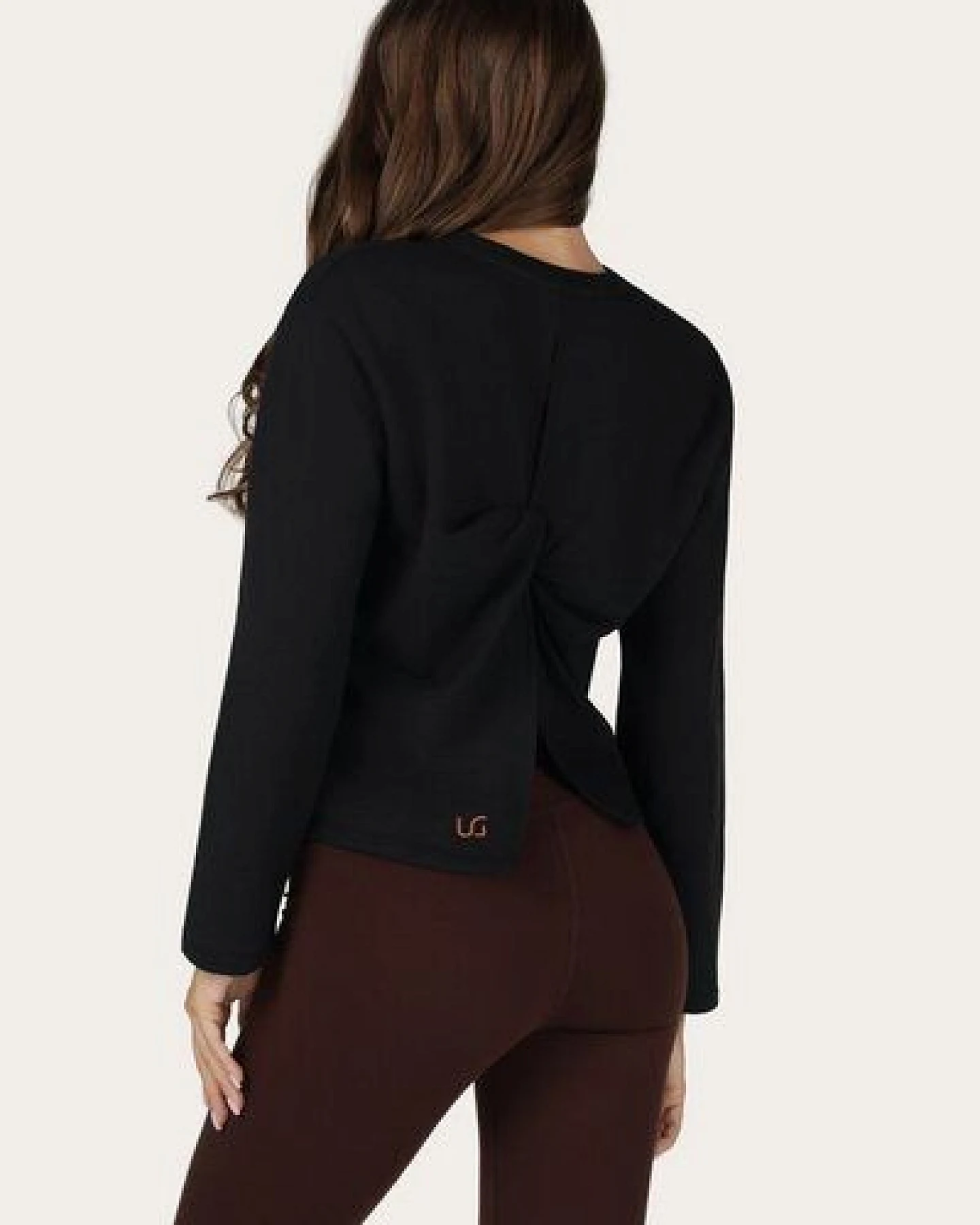 Urban Goddess Mira Fleece Yoga Langarm Shirt – Ansicht 3