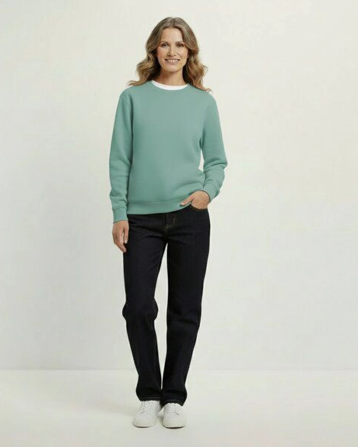 YTWOO Regular Fit Sweatshirt Mid-Light – Ansicht 2