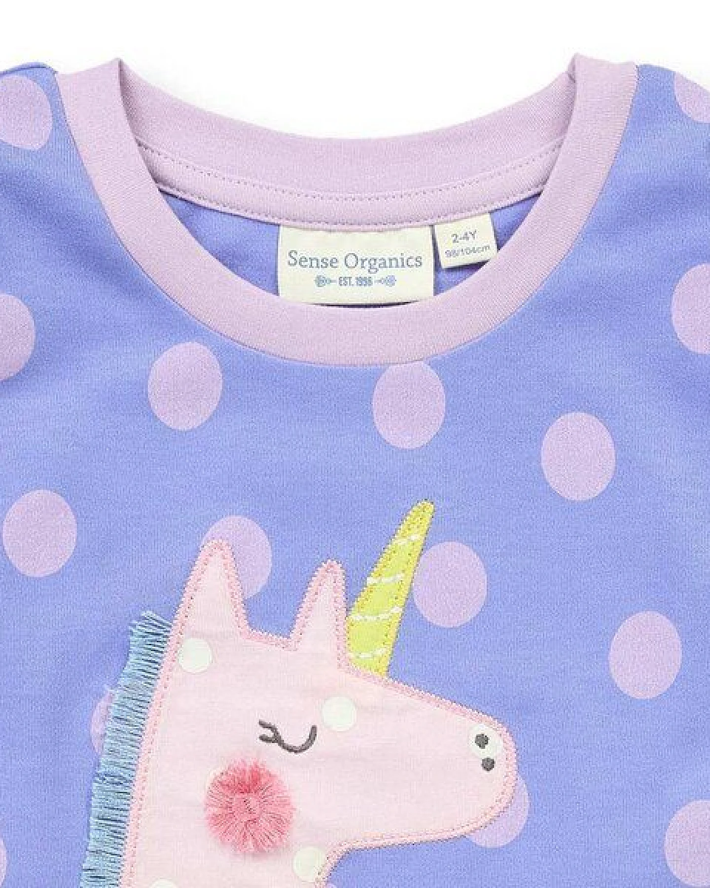 Sense Organics Kinder Schlafanzug, Modell LONG JOHN – Ansicht 3