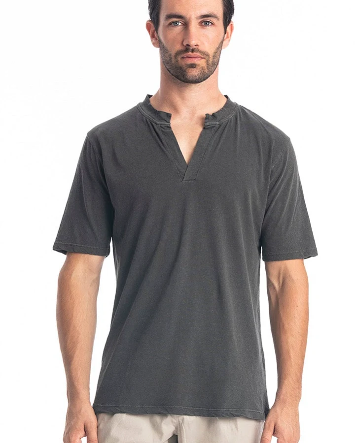 RAVENS VIEW IBIZA Herren vegan T-Shirt Cruise Anthrazit