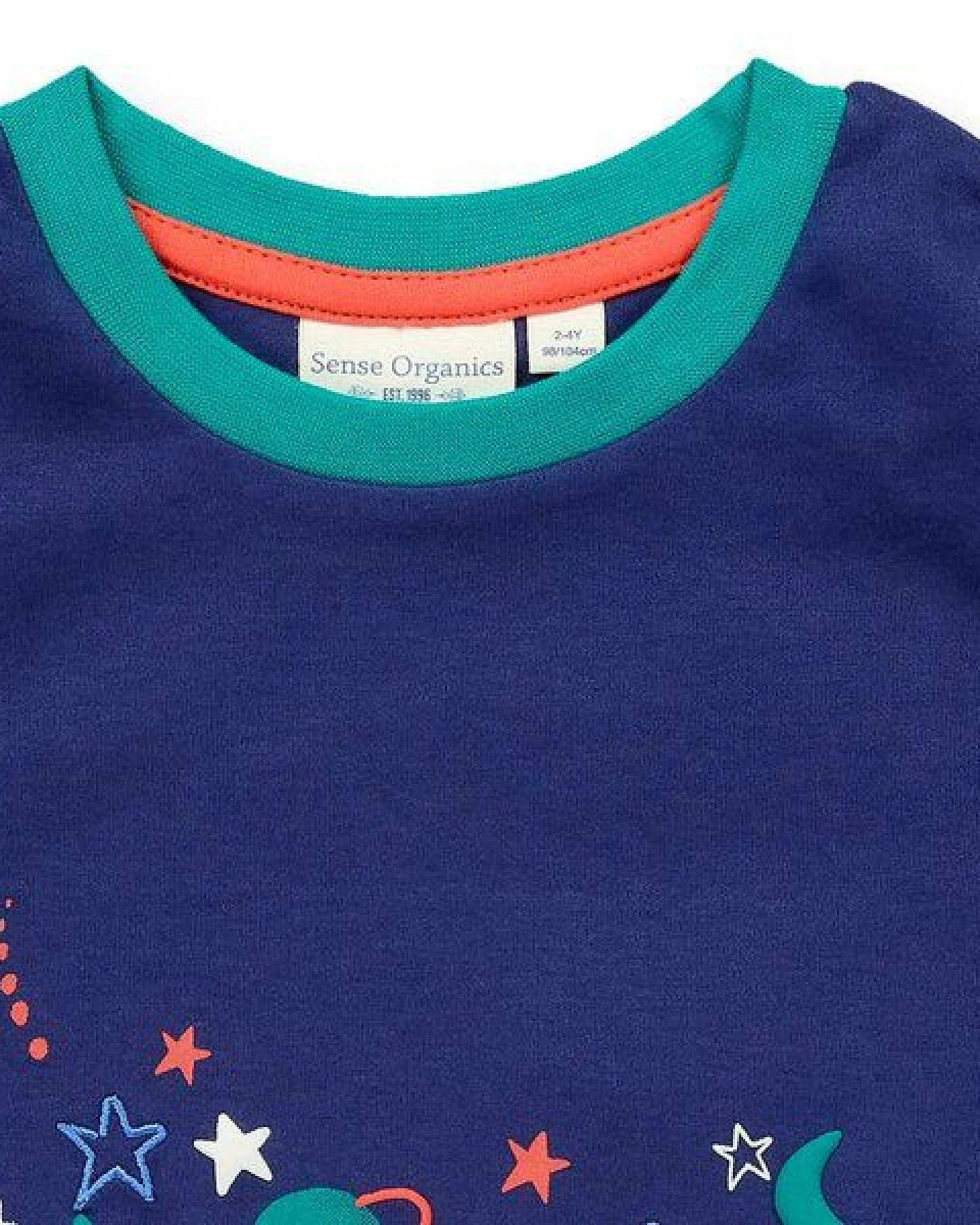 Sense Organics Kinder Schlafanzug, Modell LONG JOHN – Ansicht 3