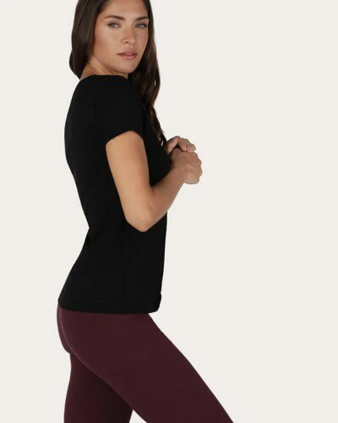 Urban Goddess Lua Bio-Baumwoll Yoga Tee – Ansicht 2