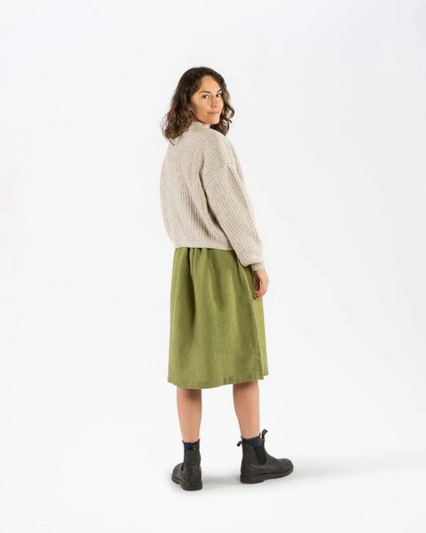 Matona Strickcardigan für Frauen aus Baumwolle und Lammwolle / Organic Knit Cardigan – Ansicht 2