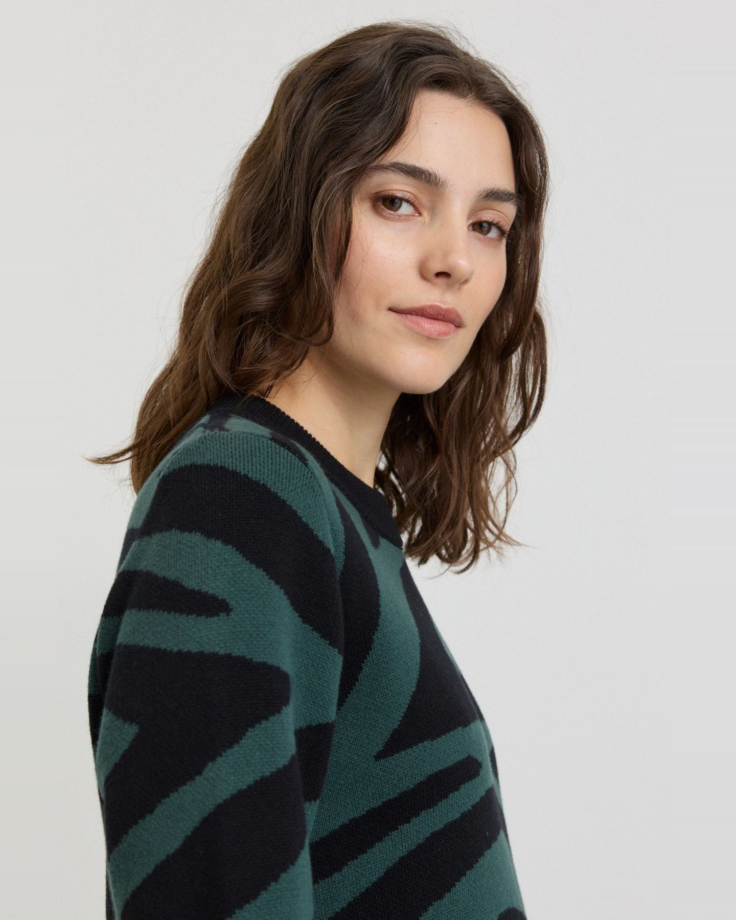 Kleid Amaranthus Zebra Grün – Ansicht 2