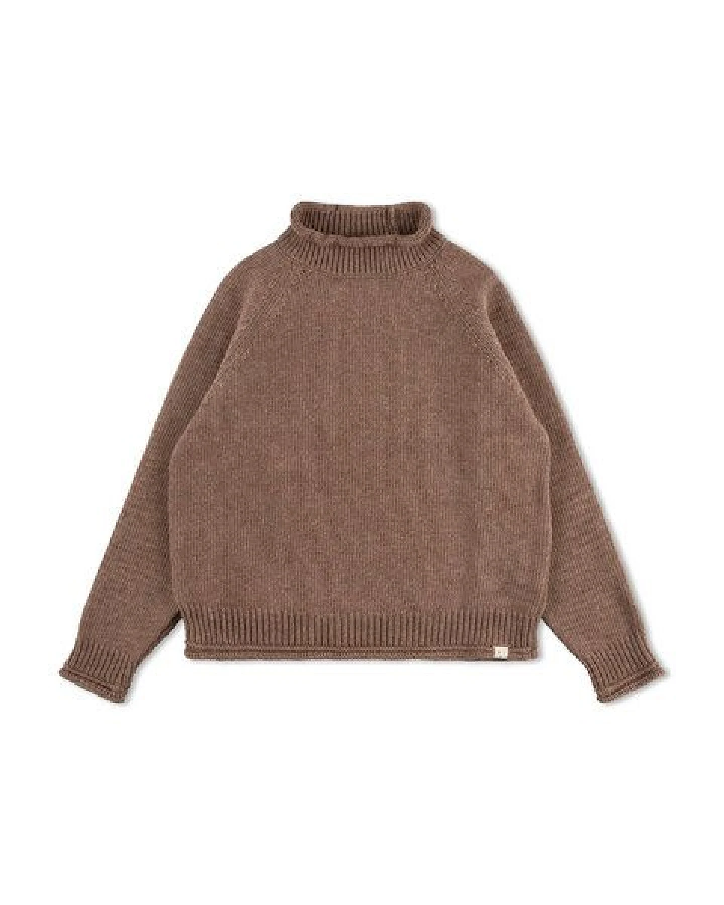 Matona Strickpullover mit kleinem Kragen für Kinder / Raglan High Neck Sweater – Ansicht 4