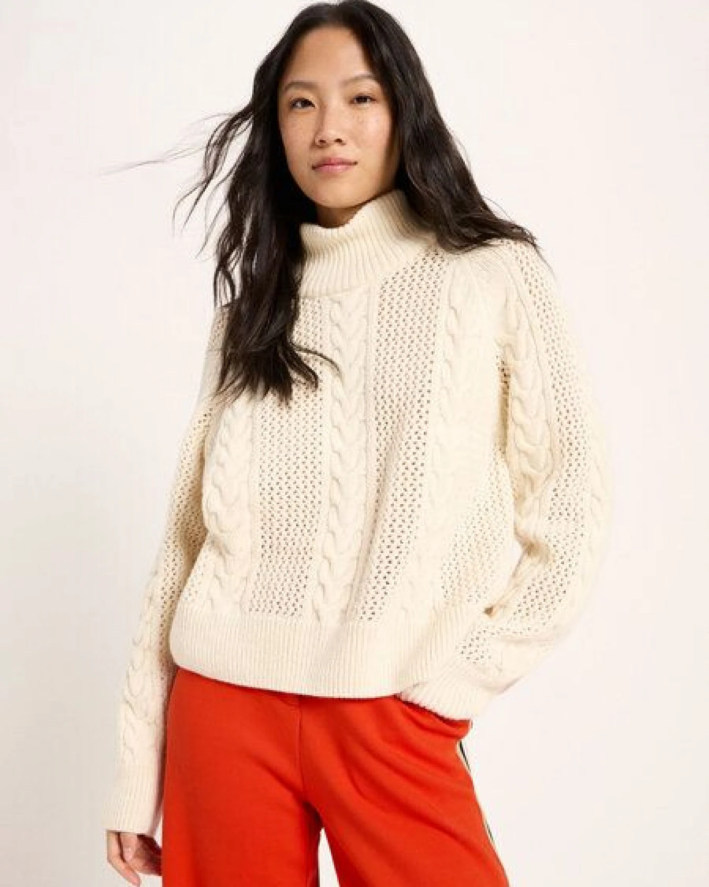 LANIUS Zopf-Pullover (GOTS) – Ansicht 2