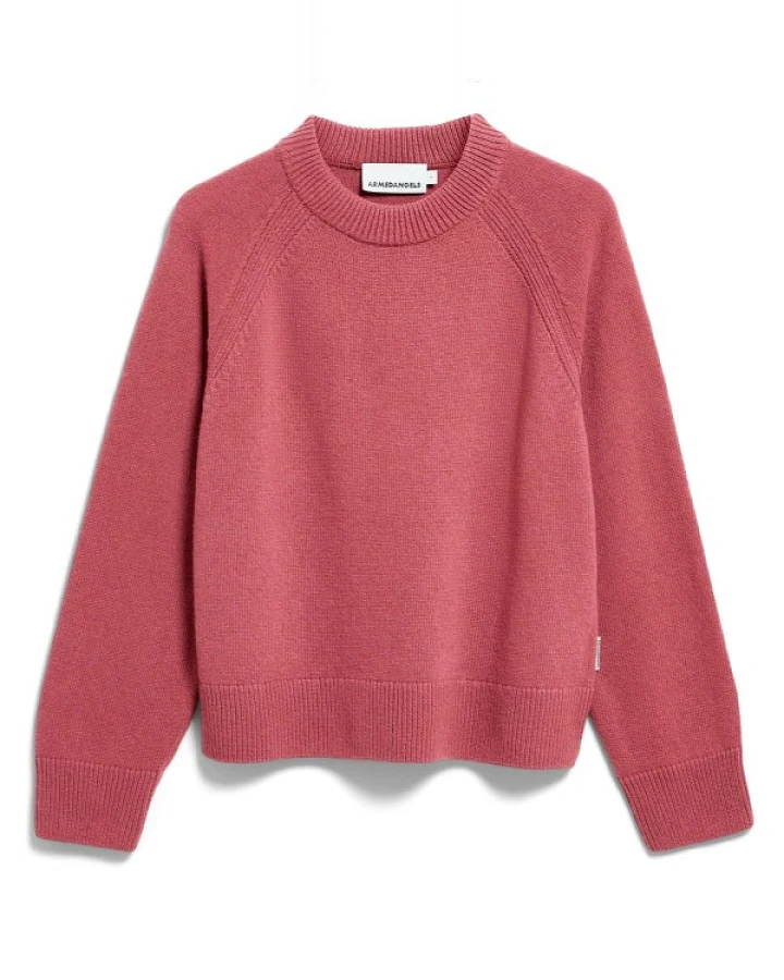 ARMEDANGELS - Women's Wool Knit Sweater - Pullover Gr XS rot