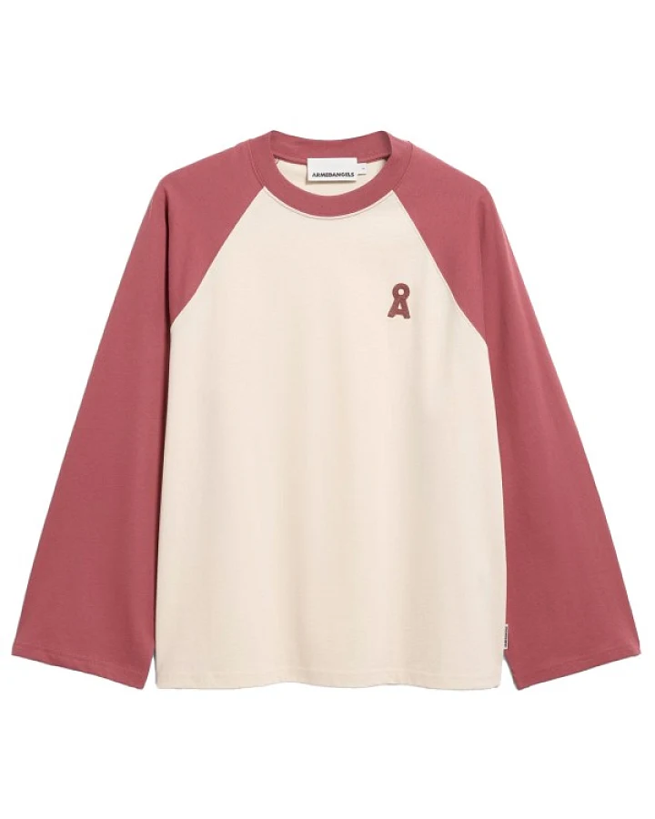 ARMEDANGELS - Women's Iconic Å Raglan Longsleeve - Longsleeve Gr L weiß