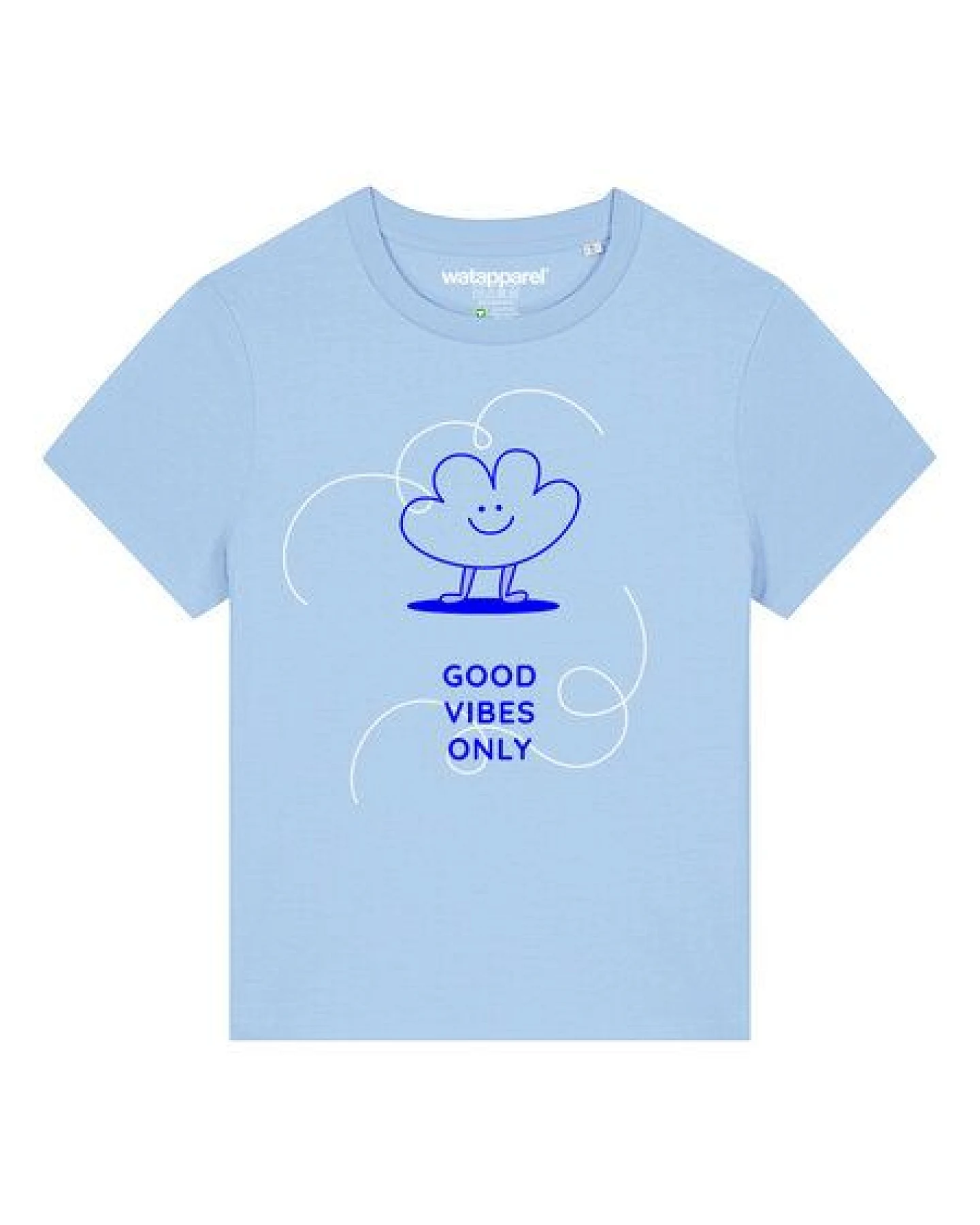 watapparel T-Shirt Frauen Good vibes only – Ansicht 2