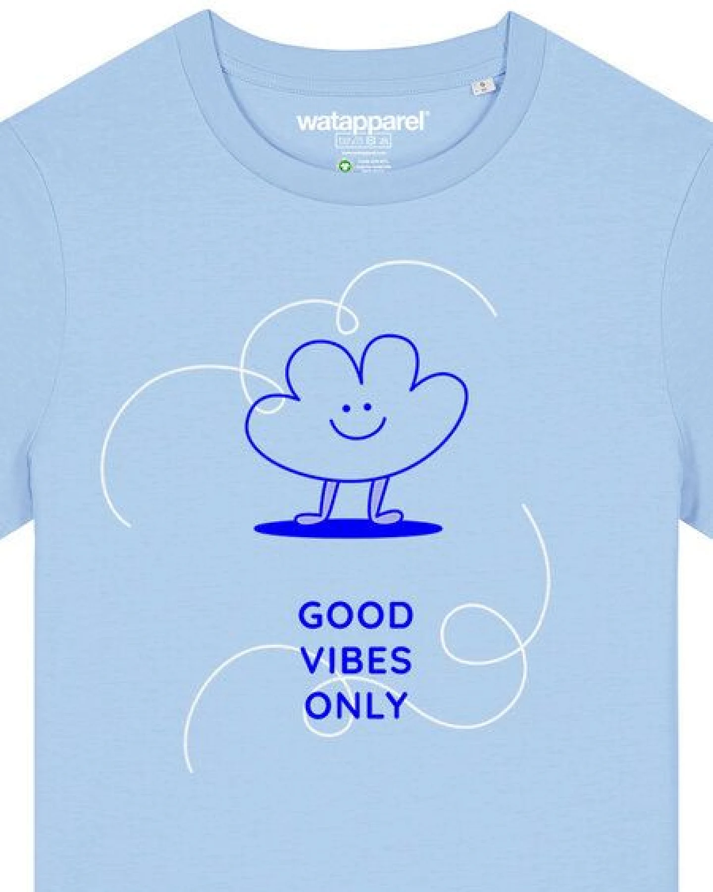 watapparel T-Shirt Frauen Good vibes only – Ansicht 3