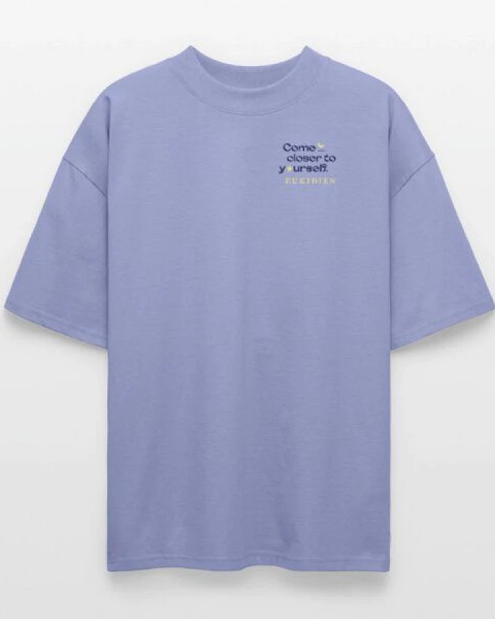 Eukidien The Come Closer Tee · Oversized T-Shirt aus Bio-Baumwolle · Lavendel