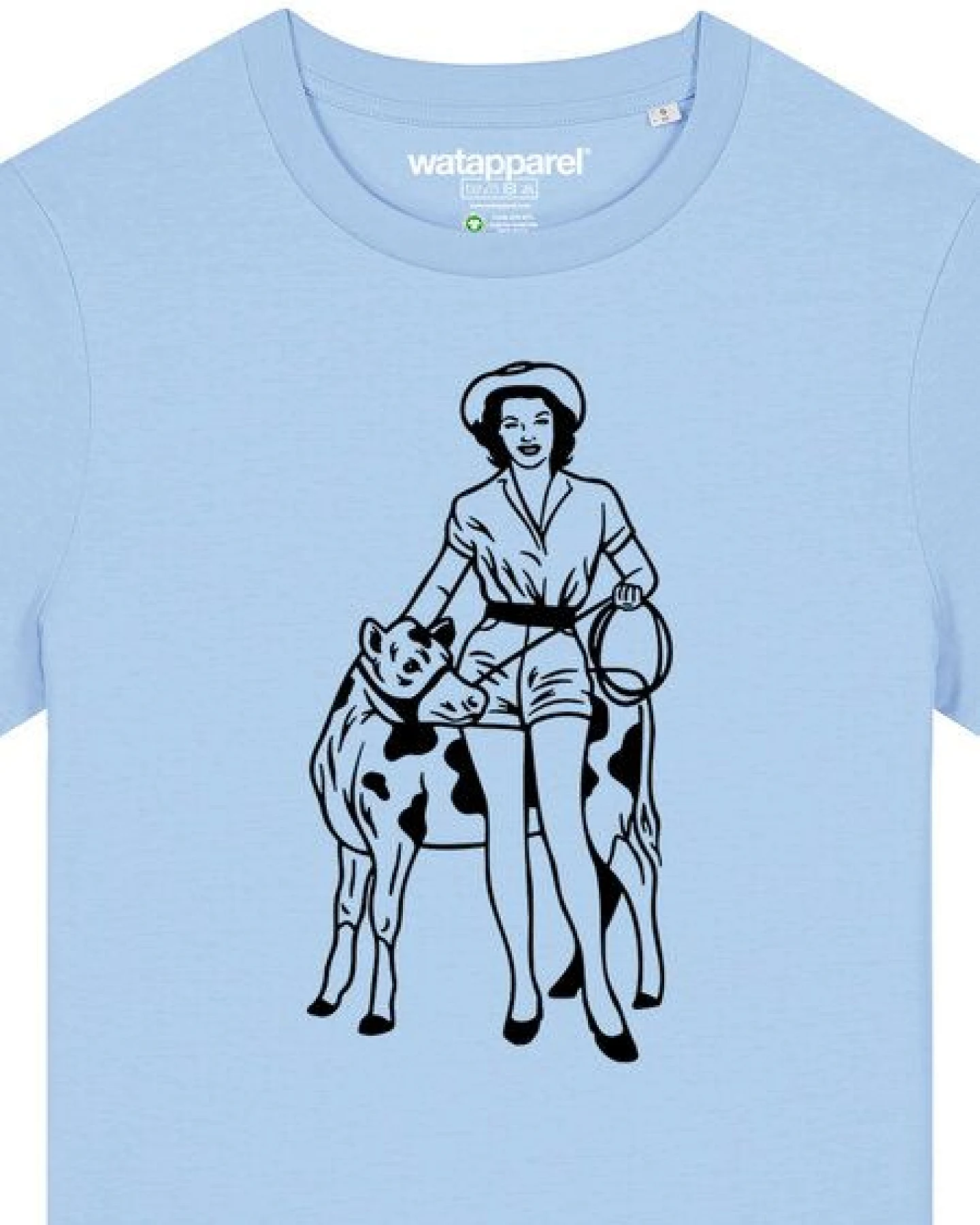 watapparel T-Shirt Frauen Cowgirl – Ansicht 3