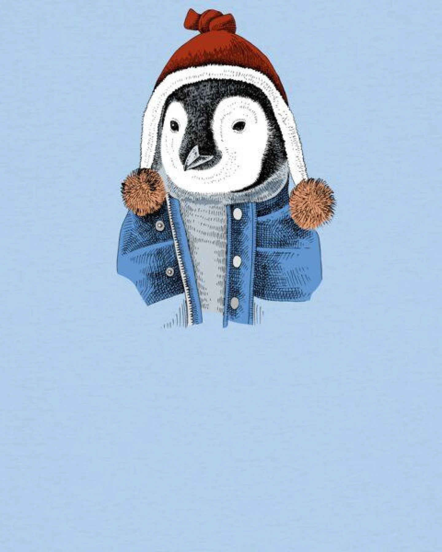 watapparel T-Shirt Frauen Pinguin – Ansicht 3