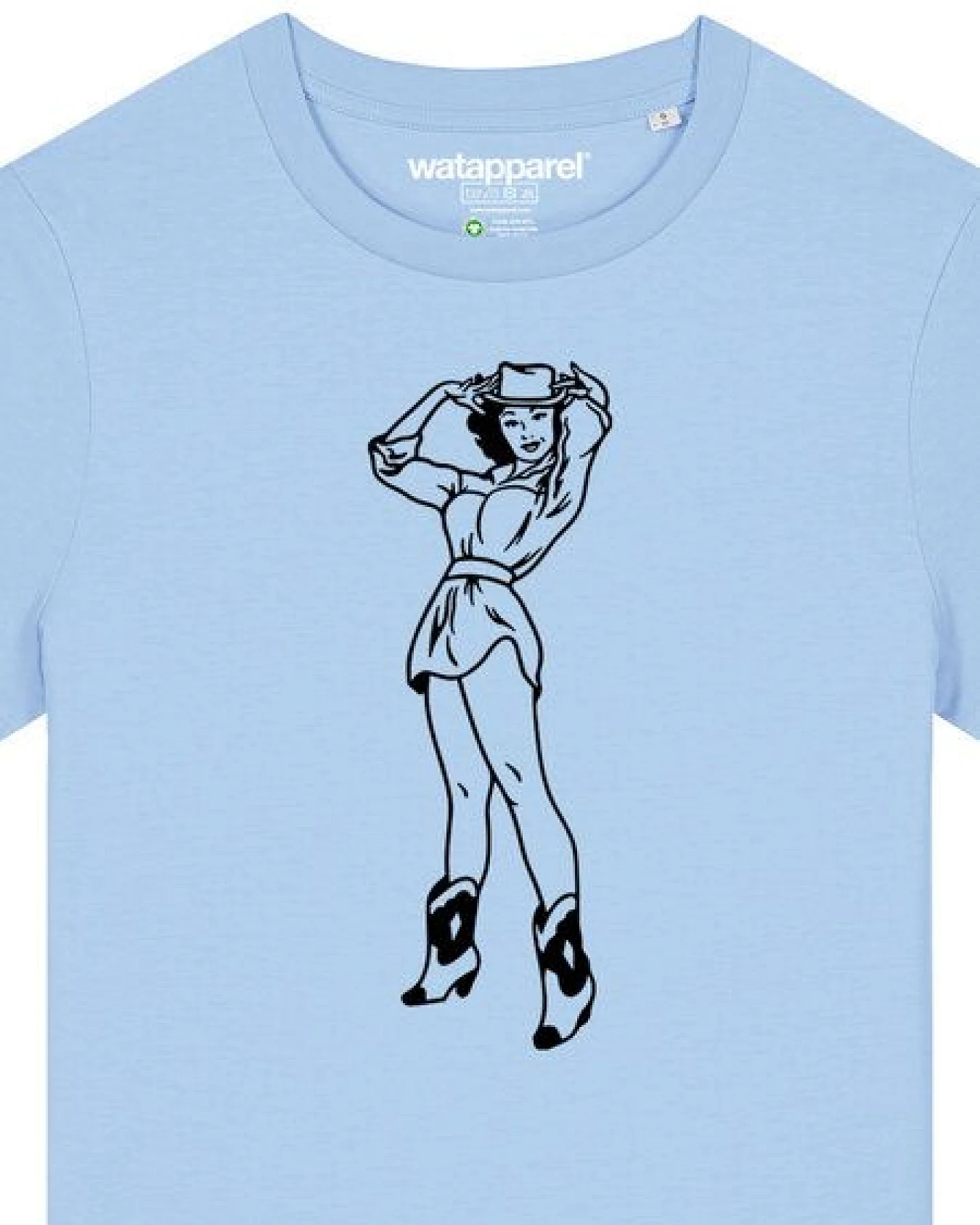 watapparel T-Shirt Frauen Cowgirl – Ansicht 3