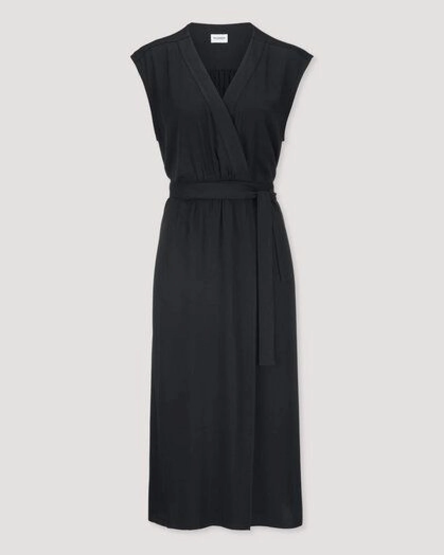 hessnatur Gewebe Kleid mit Wickeloptik Midi aus reinem LENZING ECOVERO – Ansicht 4