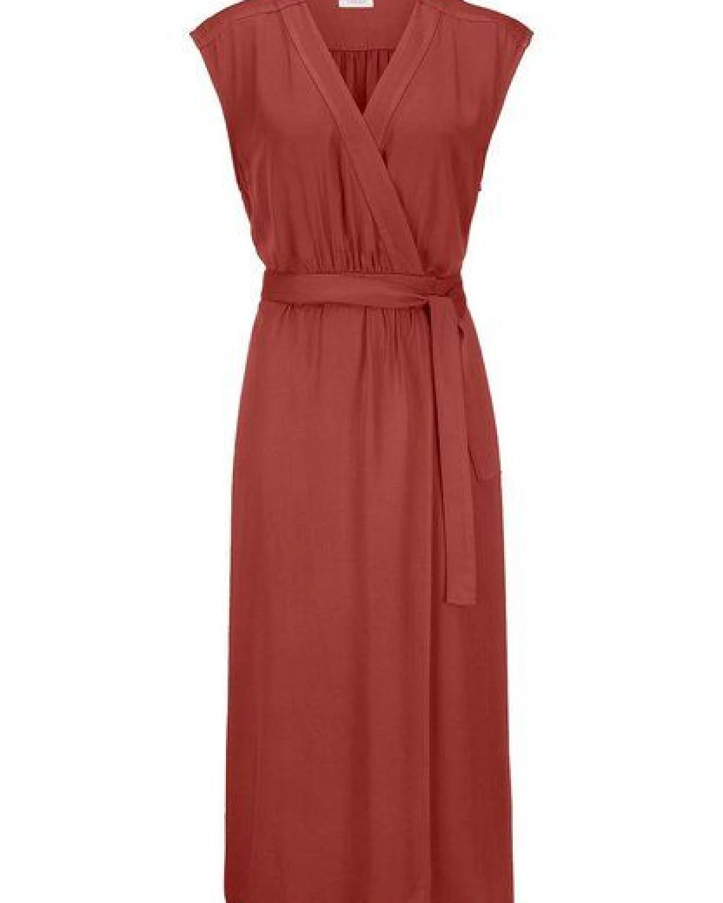 hessnatur Gewebe Kleid mit Wickeloptik Midi aus reinem LENZING ECOVERO – Ansicht 3