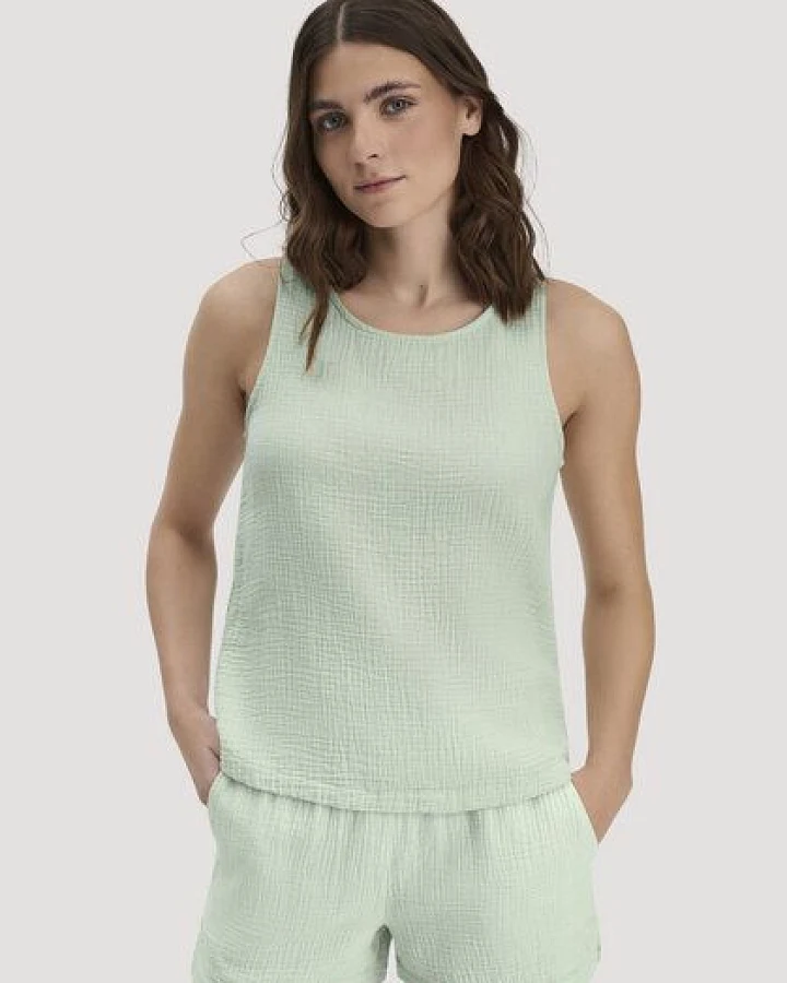 hessnatur Musselin Top Regular PURE COMFORT aus reiner Bio-Baumwolle