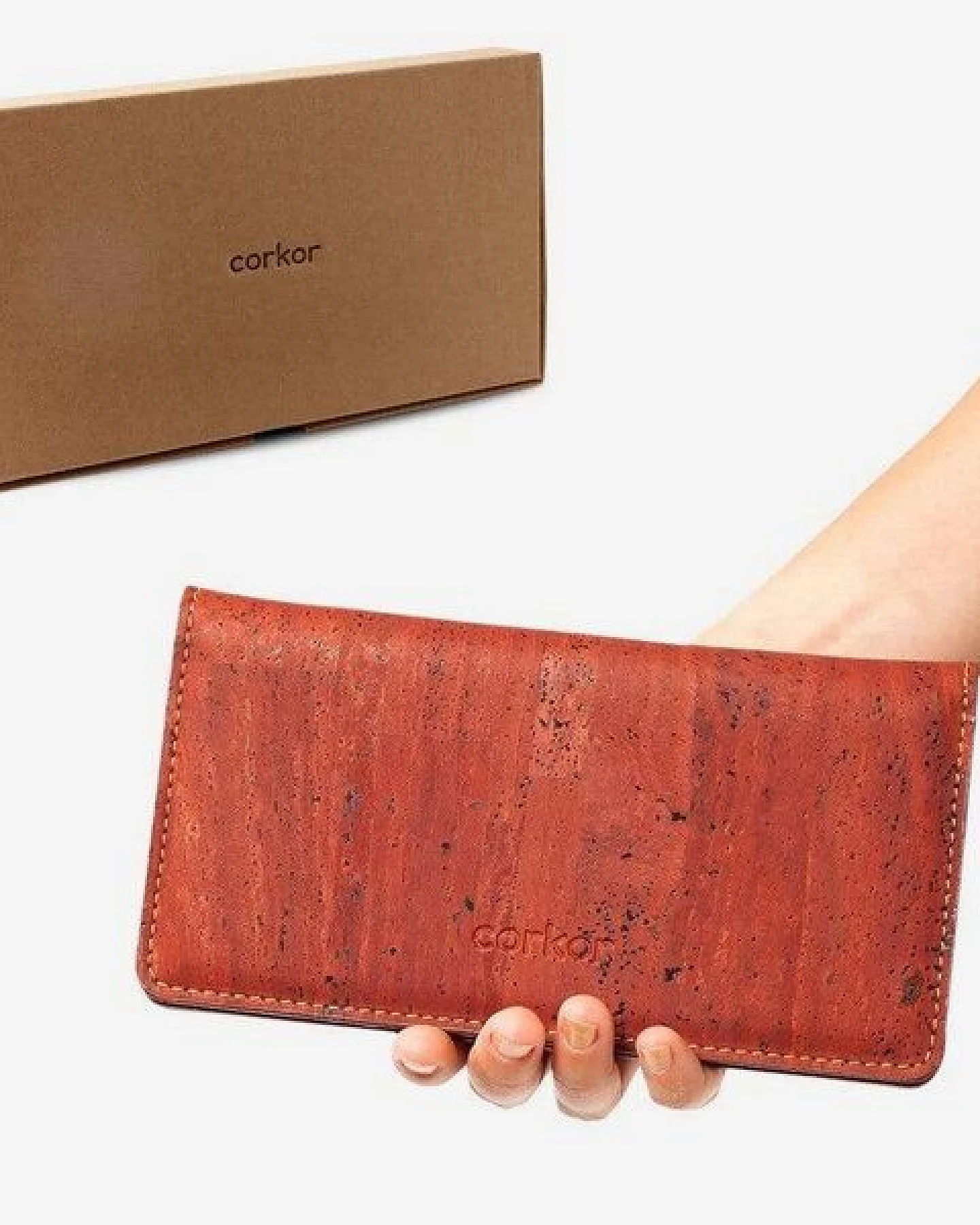 corkor Kork Langes Portemonnaie Slim – Ansicht 3