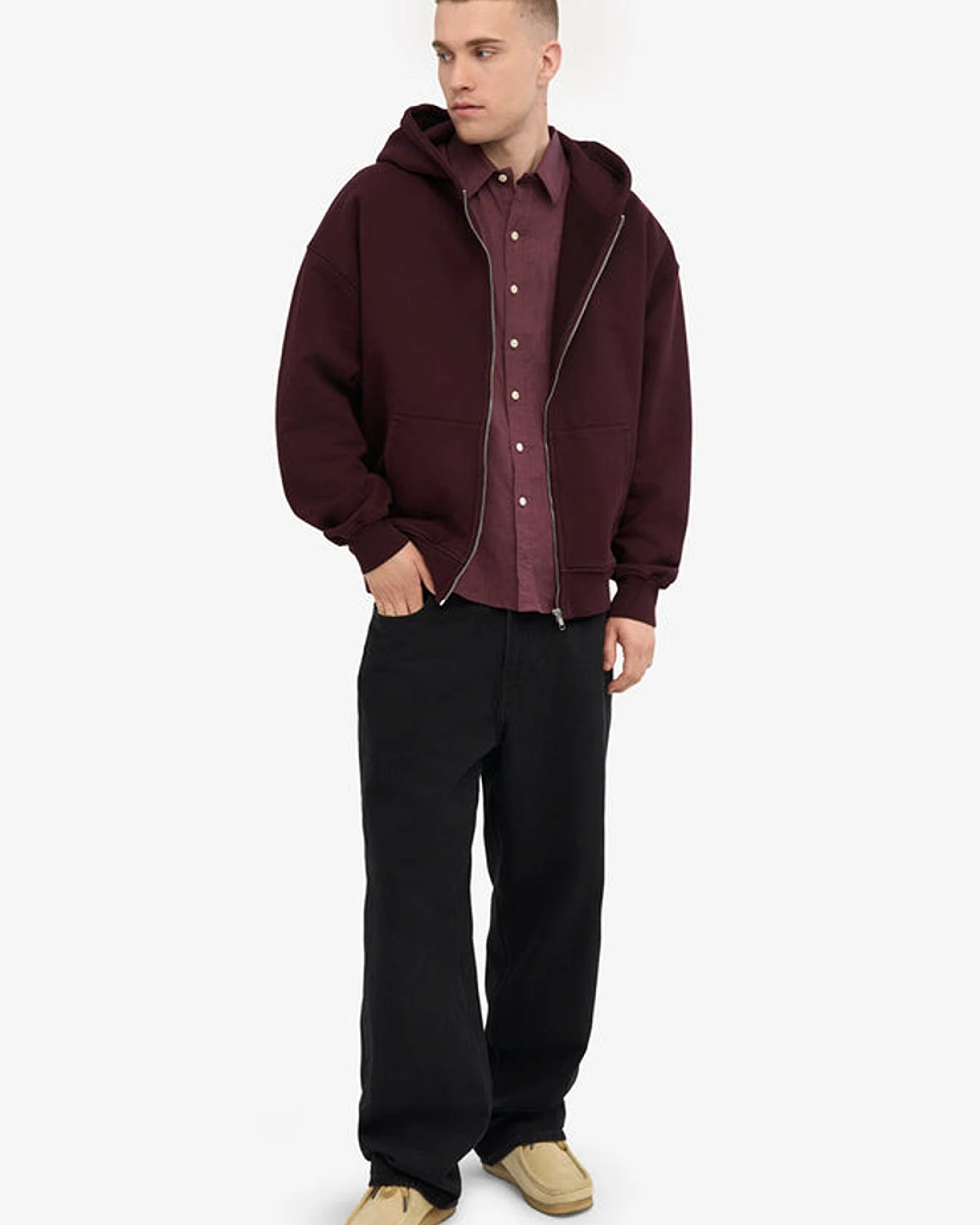 Sweatjacke Oversized – Ansicht 5