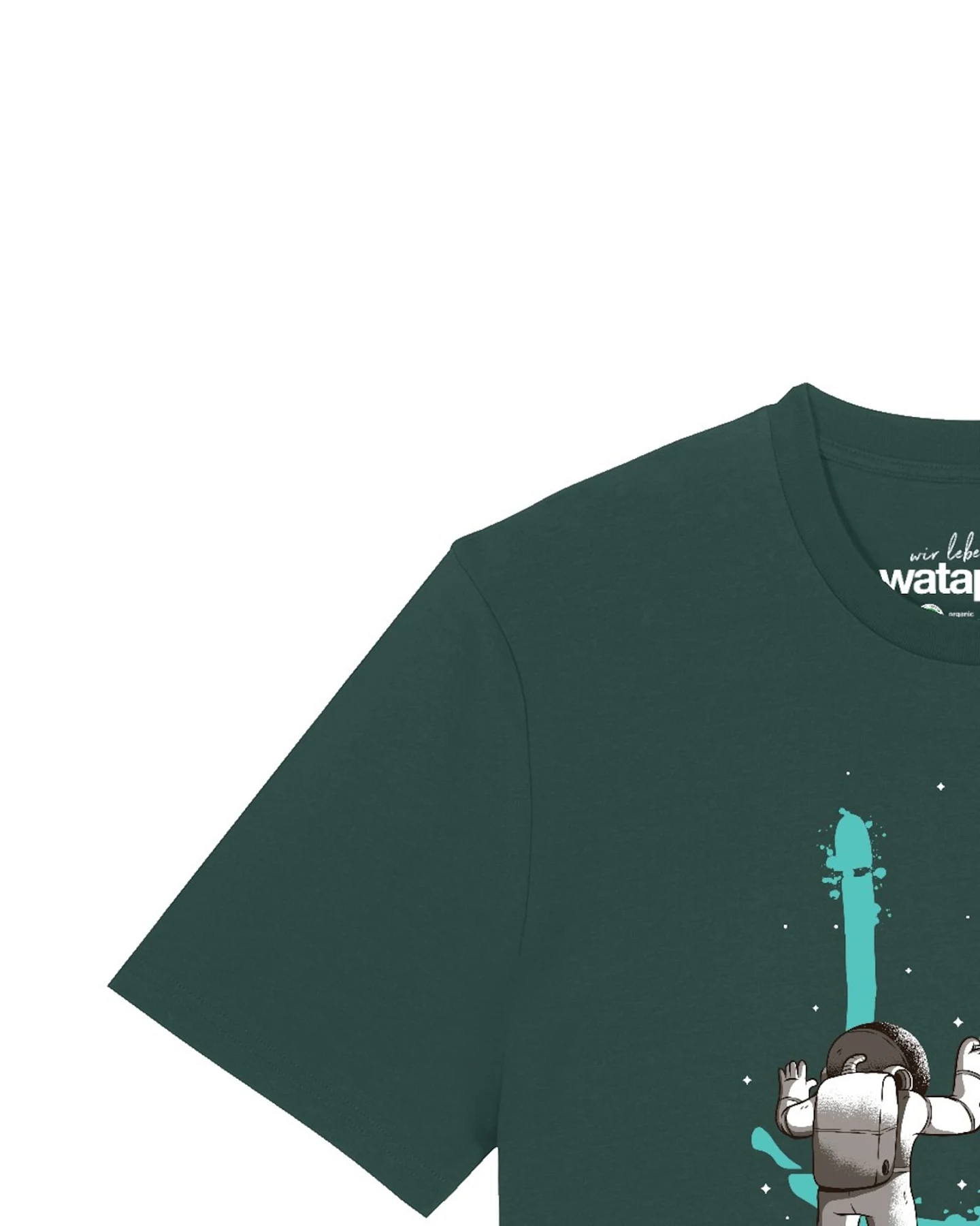 Watapparel T-Shirt Graffiti Astronaut – Ansicht 3