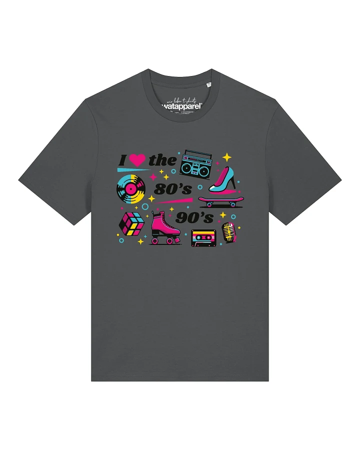 Watapparel T-Shirt 80s Love