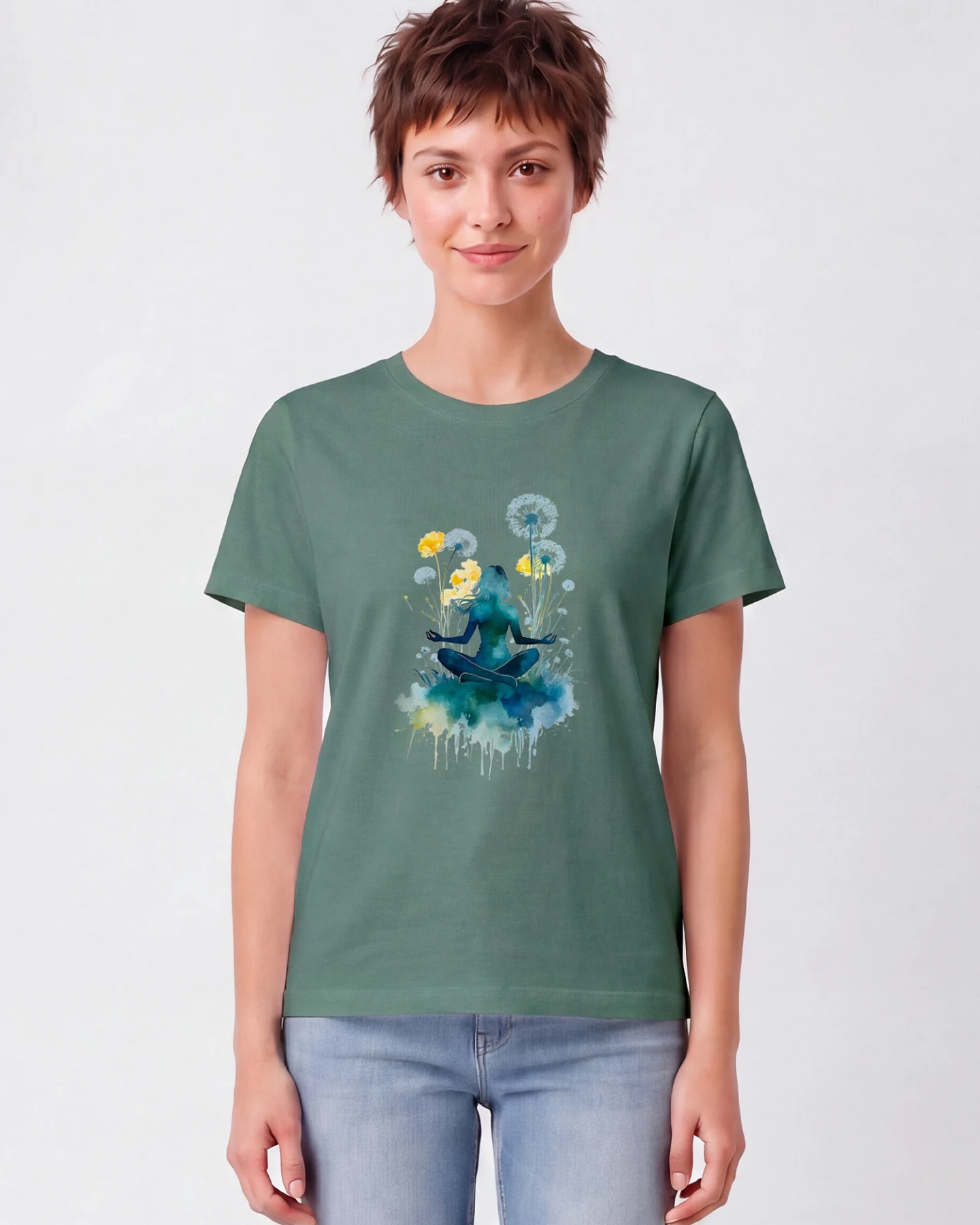Watapparel T-Shirt Yoga & Meditation – Ansicht 2