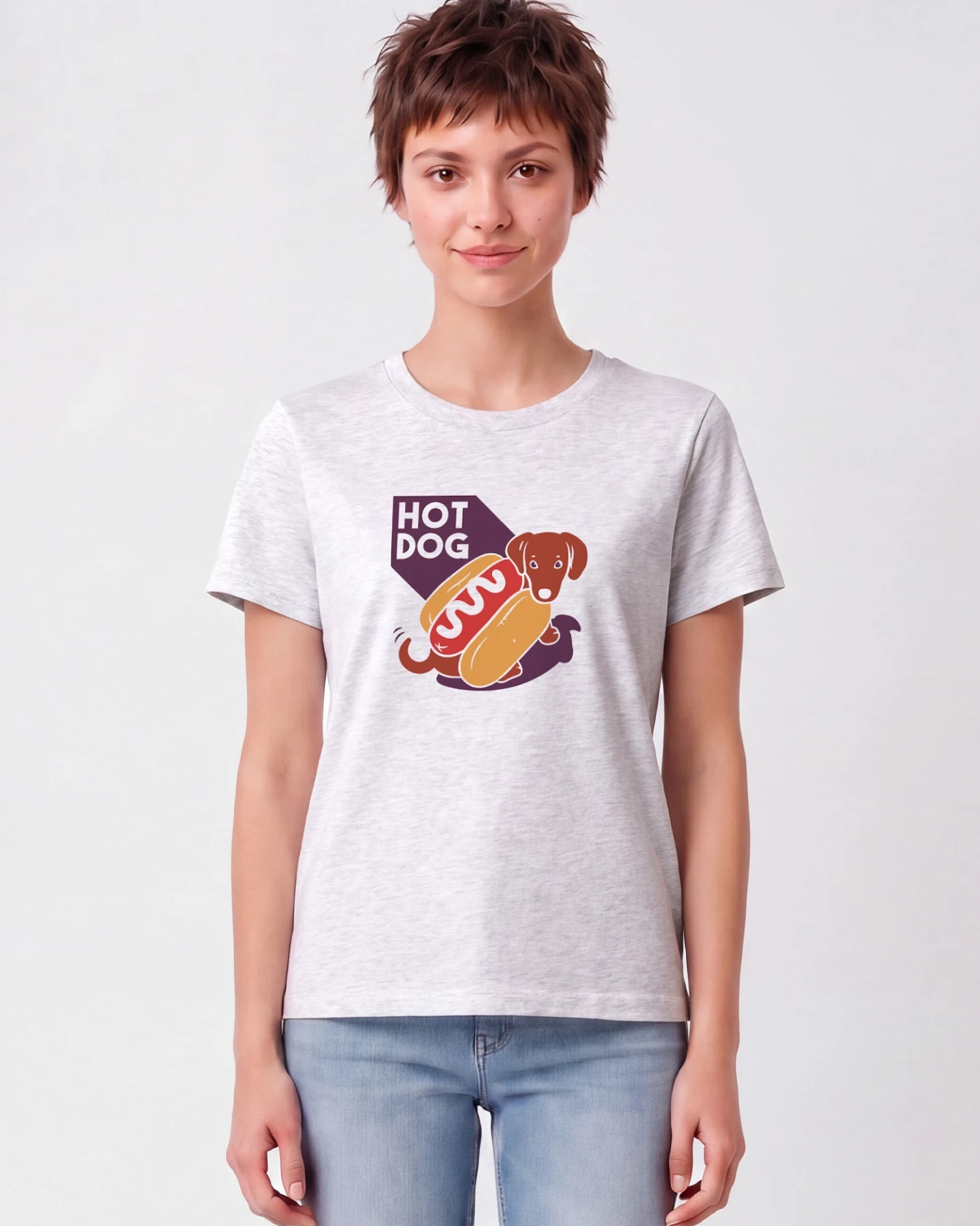 Watapparel T-Shirt Hot Dog – Ansicht 2