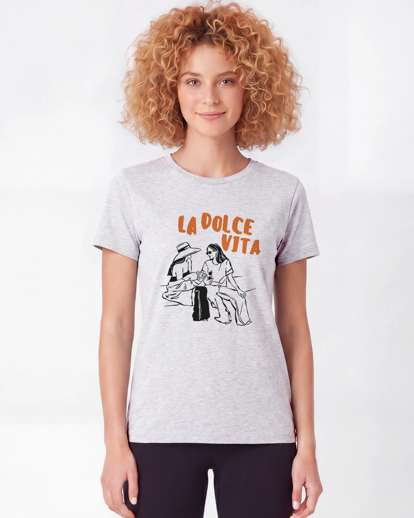 Watapparel T-Shirt La dolce vita – Ansicht 2