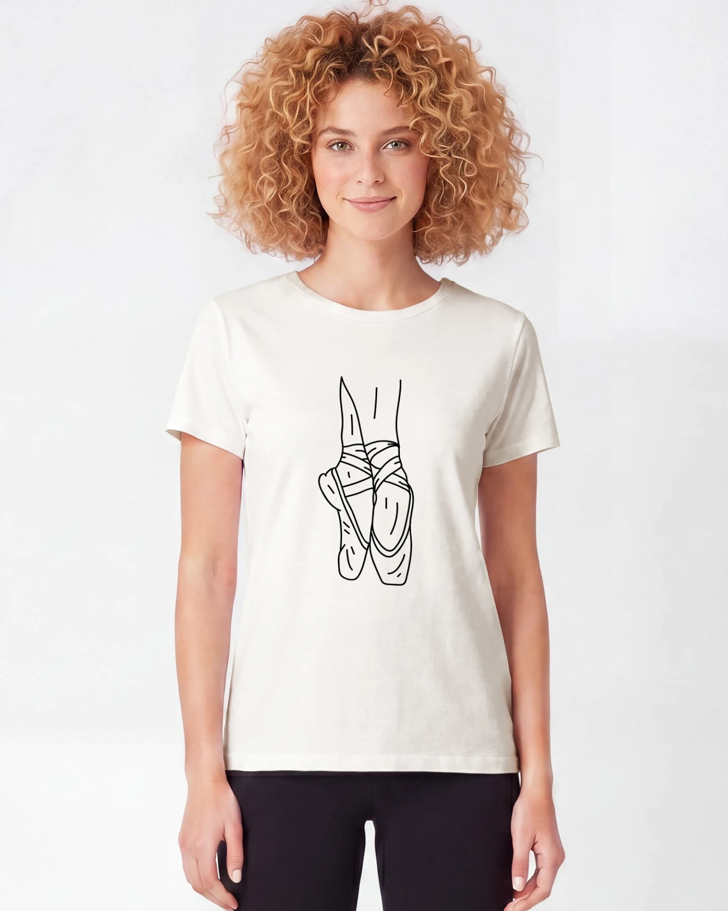 Watapparel T-Shirt Ballett Spitze – Ansicht 2