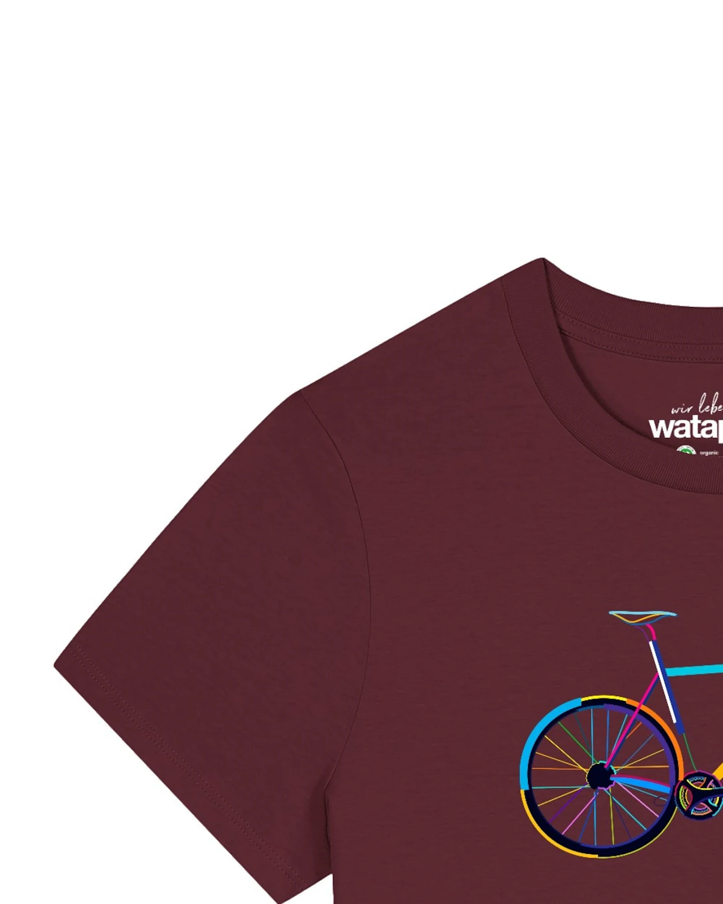 Watapparel T-Shirt Fahrrad by night – Ansicht 3
