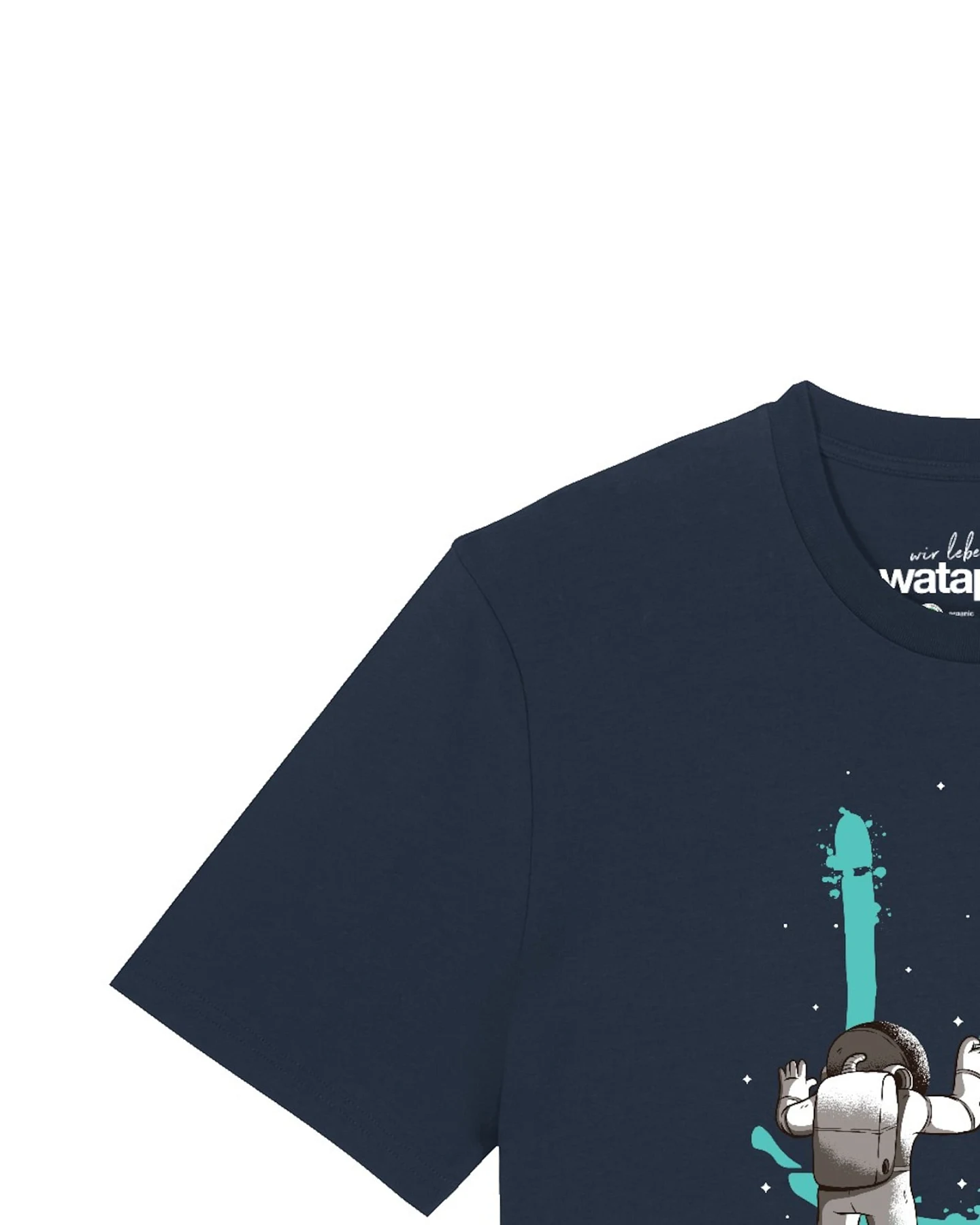 Watapparel T-Shirt Graffiti Astronaut – Ansicht 3
