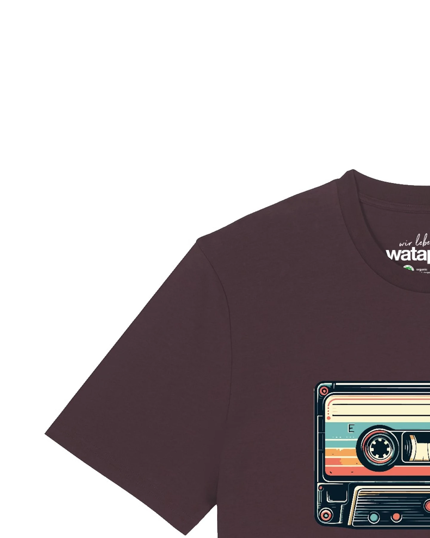Watapparel T-Shirt Retro Kassette – Ansicht 3