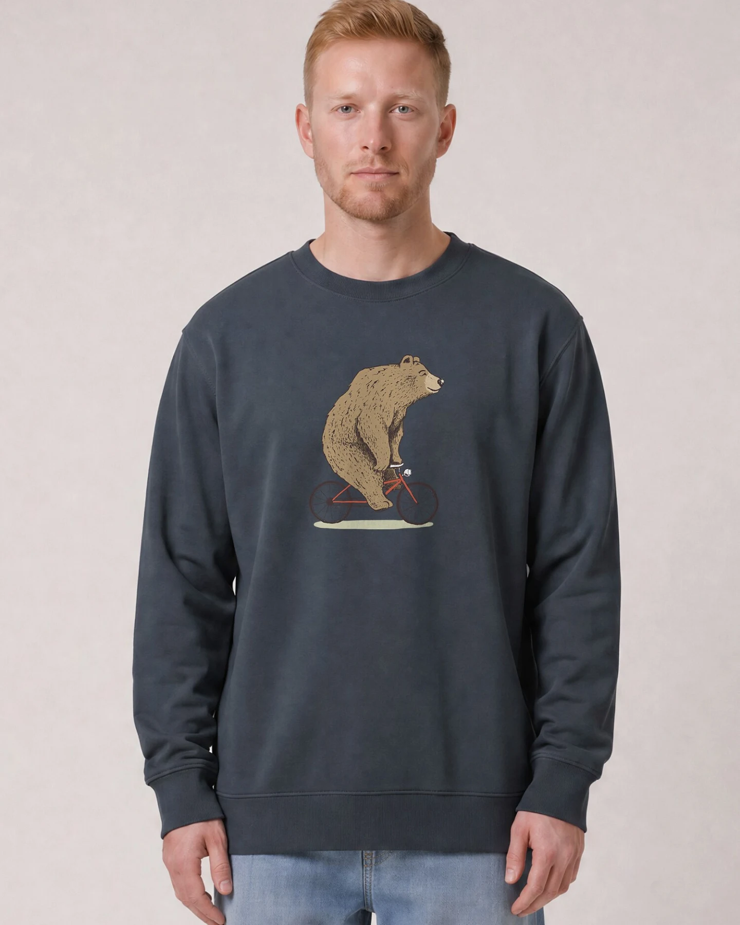 Watapparel Sweatshirt Fahrradbär – Ansicht 2