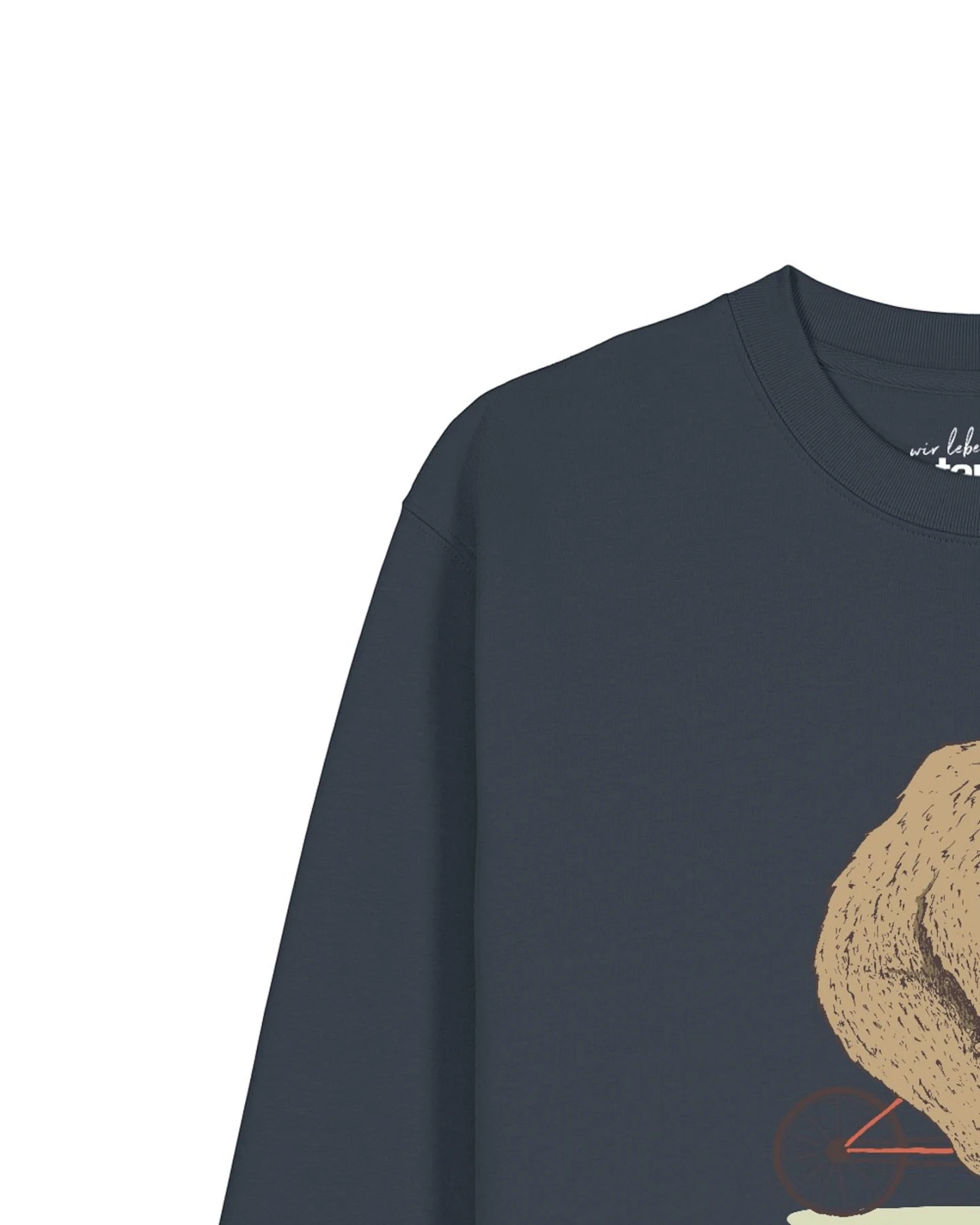 Watapparel Sweatshirt Fahrradbär – Ansicht 3