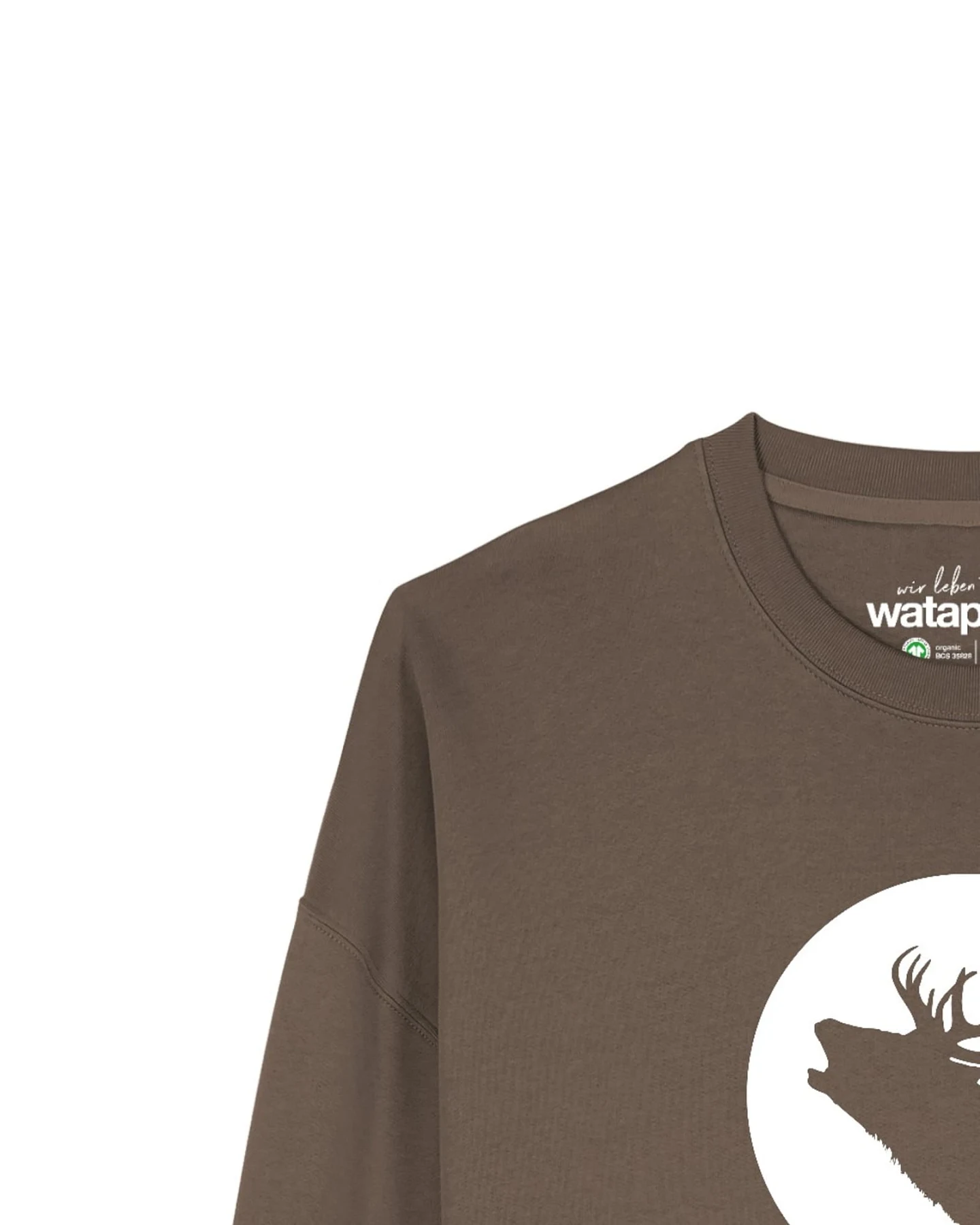 Watapparel Sweatshirt Röhrender Hirsch – Ansicht 3