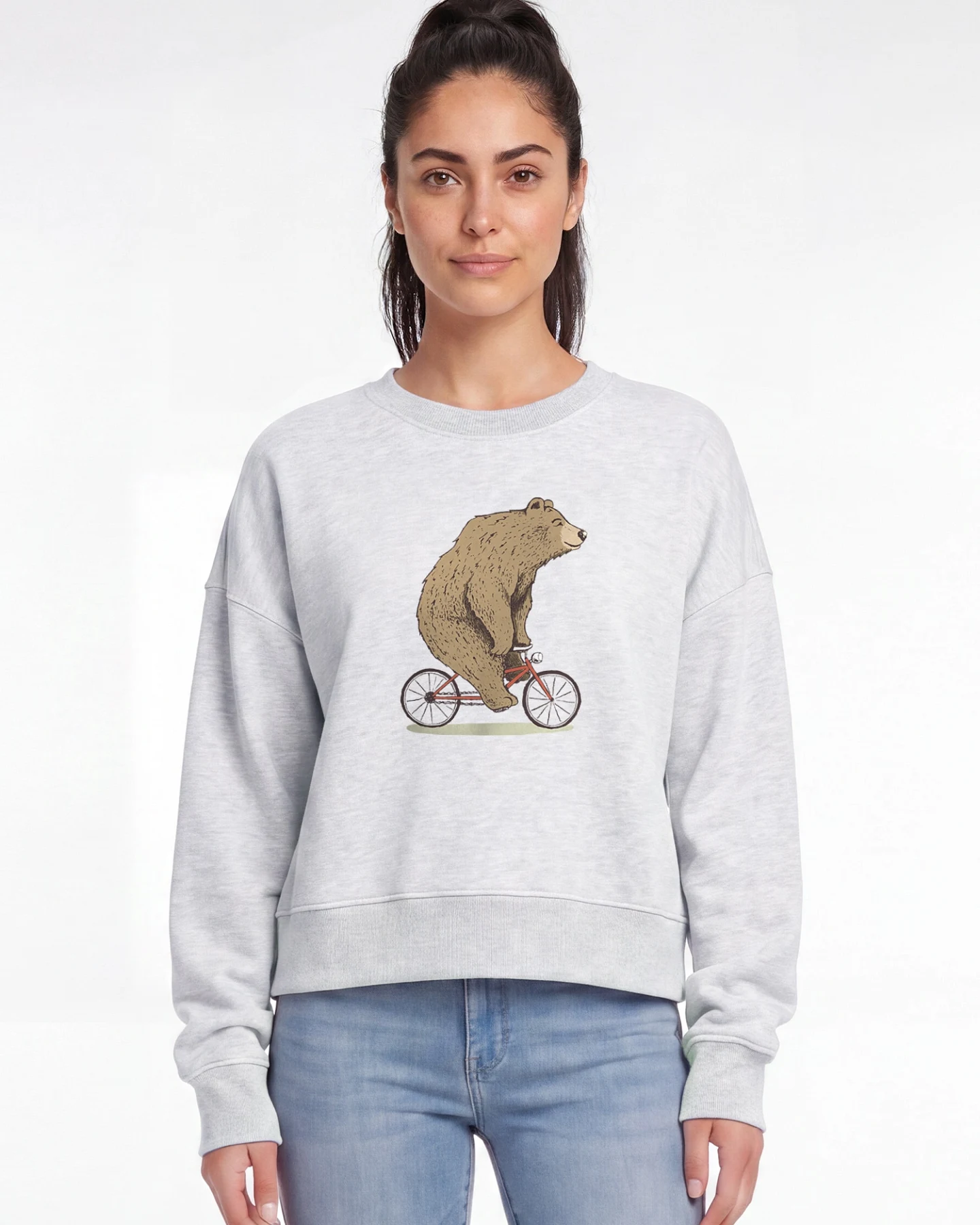 Watapparel Sweatshirt Fahrradbär – Ansicht 2