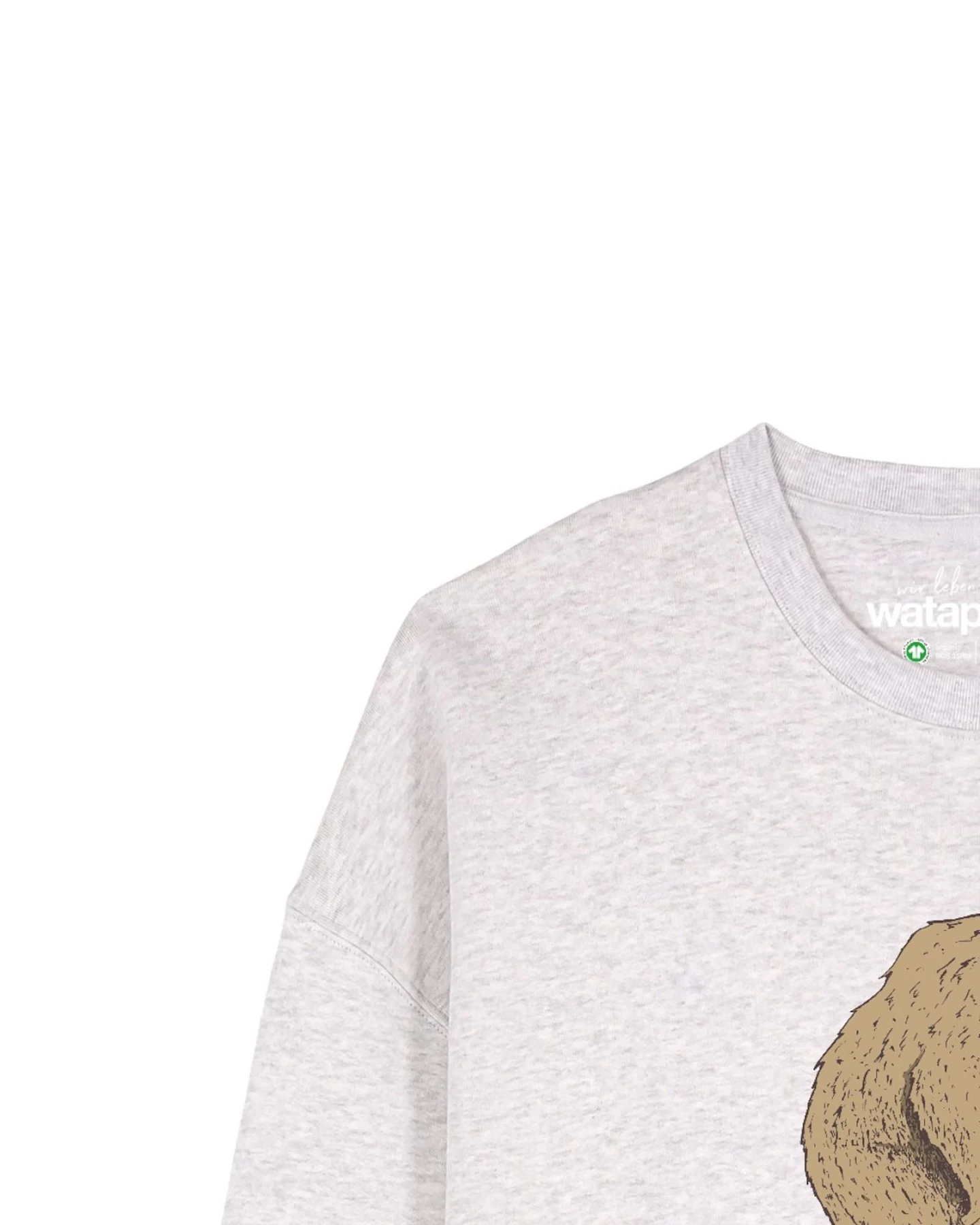Watapparel Sweatshirt Fahrradbär – Ansicht 3