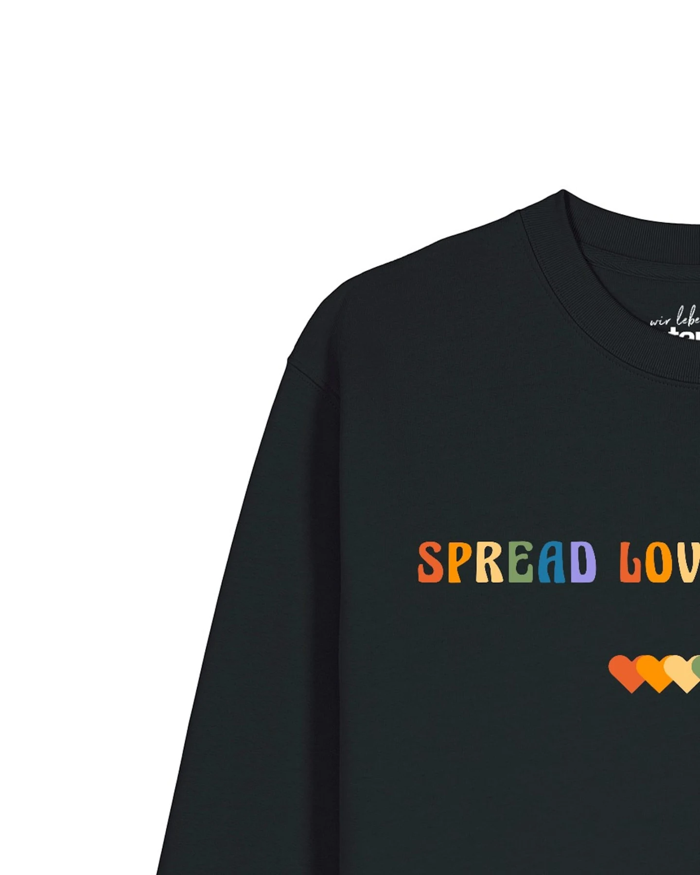 Watapparel Sweatshirt Spread Love not Hate – Ansicht 3