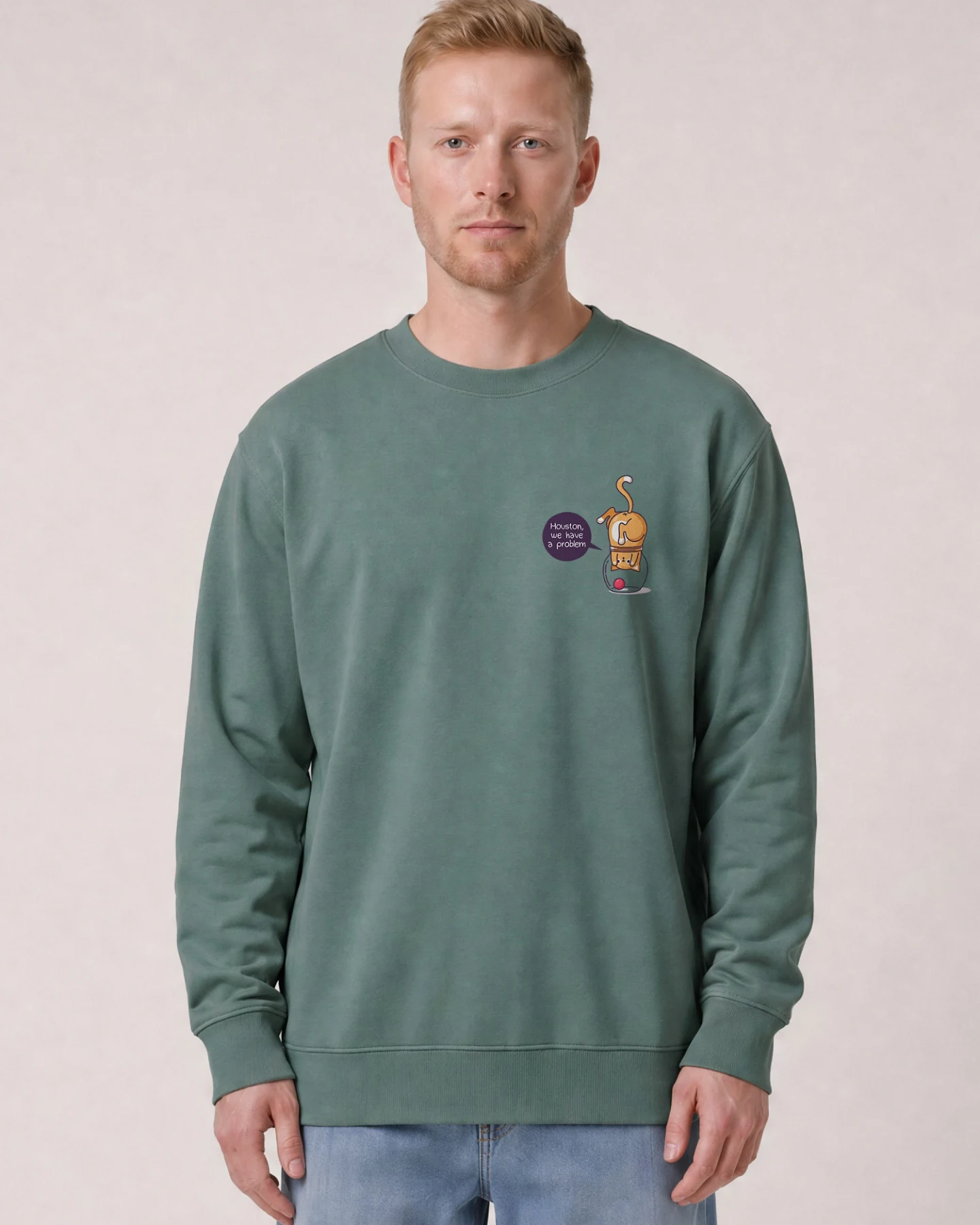 Watapparel Sweatshirt Funny Cat – Ansicht 2